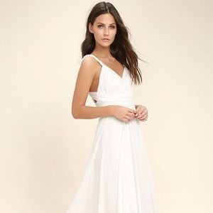 Lulu Carte Blanche White Maxi Dress